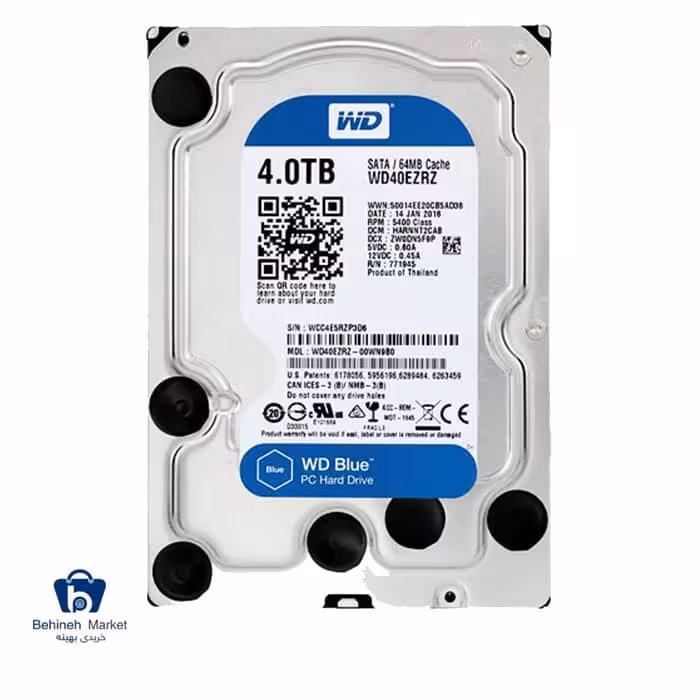 هارد اینترنال وسترن دیجیتال مدل Blue ظرفیت 4 ترابایت