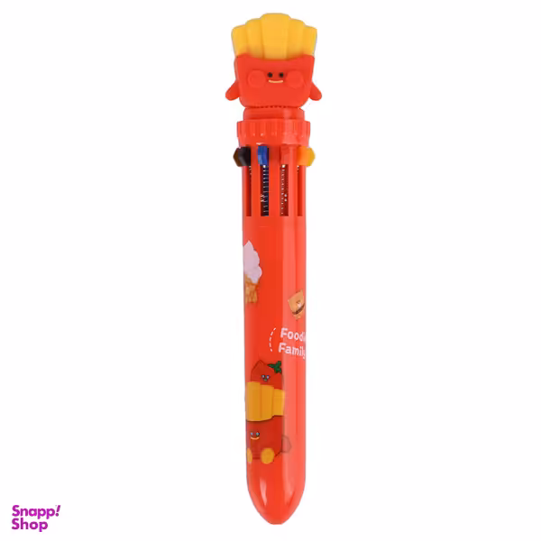 خودکار 10 رنگ طرح فست فود کد 1