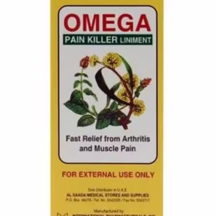 روغن ضد درد امگا (OMEGA Pain Killer) حجم 60 میلی‌لیتر – تسکین فوری درده