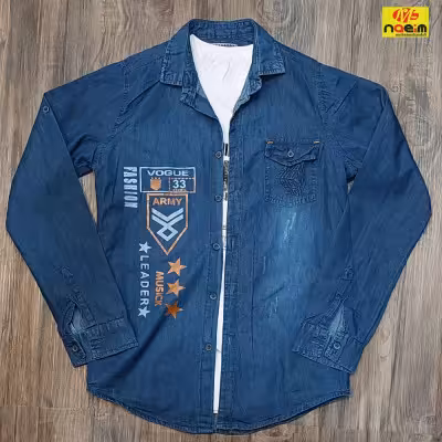 ست دو تیکه لی کاغذی پیراهن دکمه دار تیشرت اسپرت سایز 60تا75 سنین11تا15