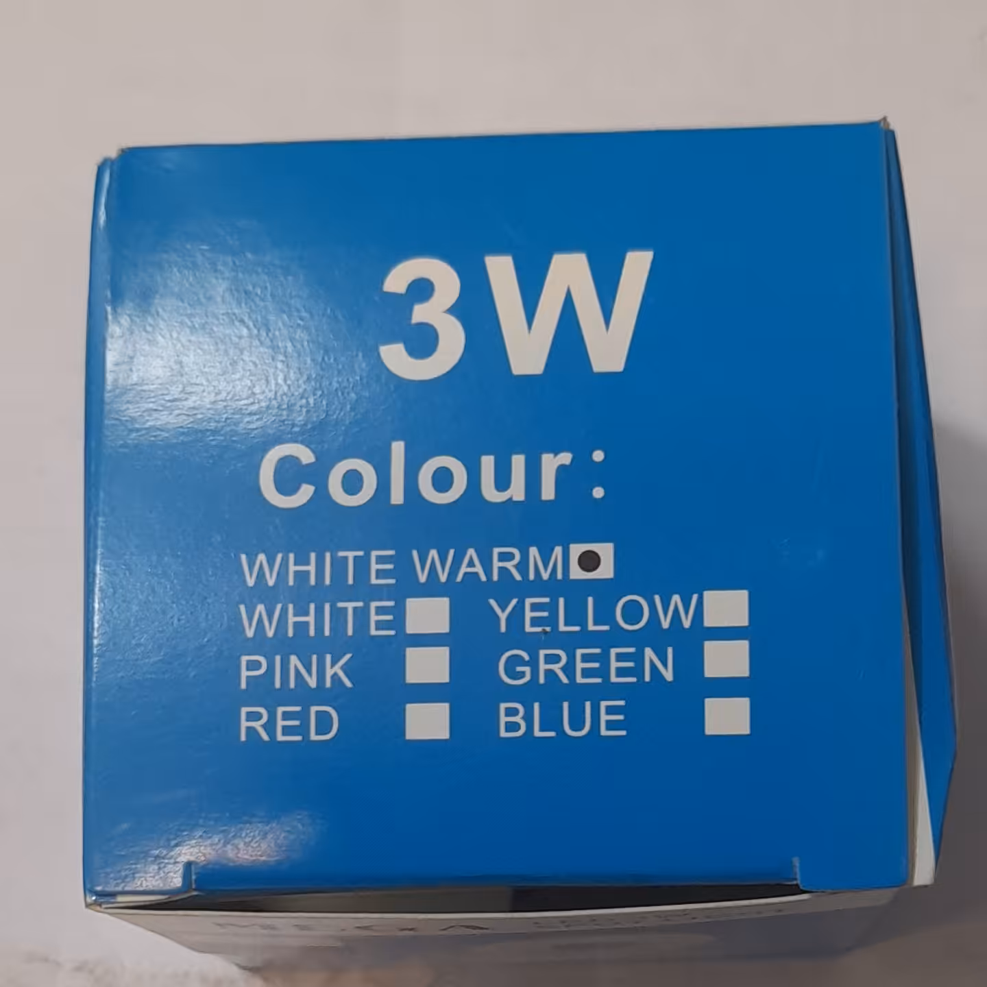 هالوژن 3 وات در دورنگ آفتابی و مهتابی نور براق