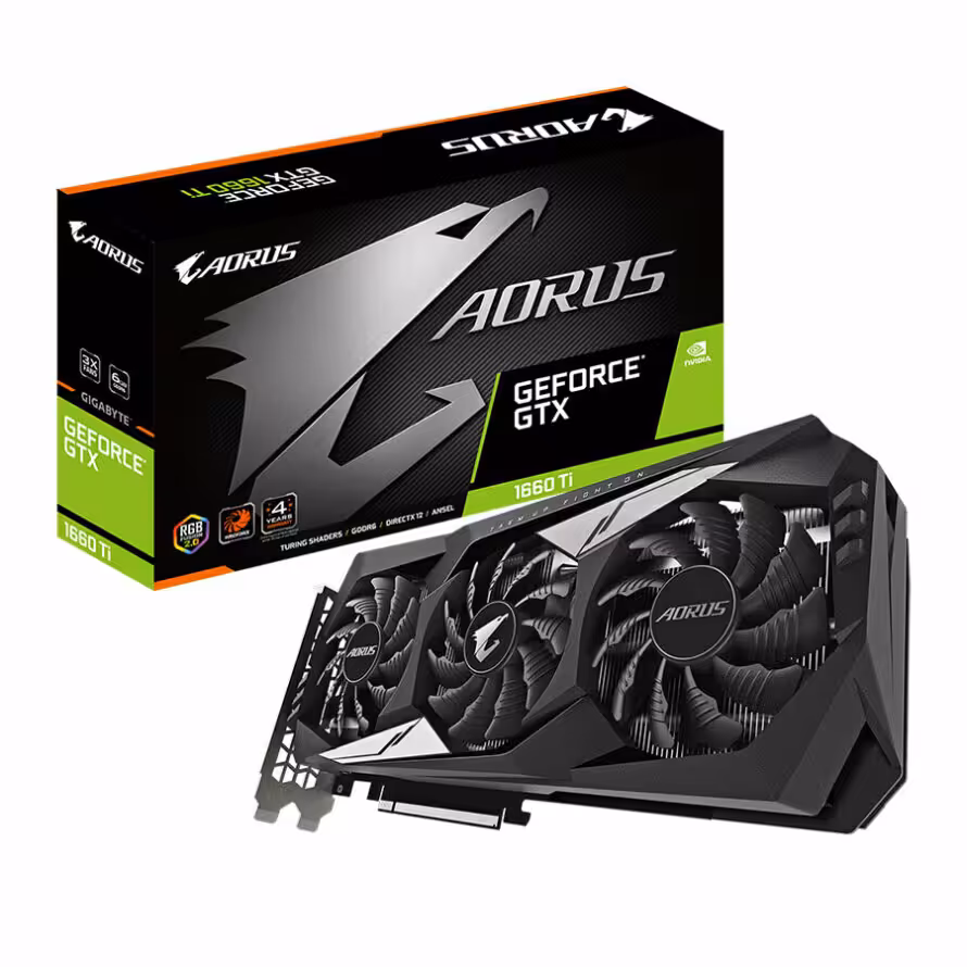 کارت گرافیک گیگابایت AORUS GeForce GTX 1660 Ti 6G