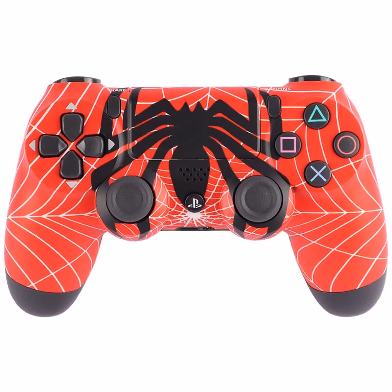 دسته بازی بی سیم سونی Dualshock 4 High Copy درجه یک طرح 2 Marvel&#x27;s Spider-Man مناسب برای PS4