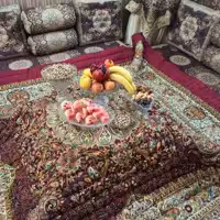 لحاف کرسی ترمه طرح افشار 