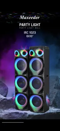 اسپیکر دو تیکه مکسیدر سری DJ مدل IRC1023-AP