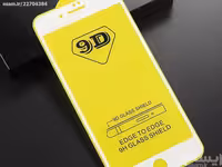 گلس فول چسب 9D ایفون 6 سفید