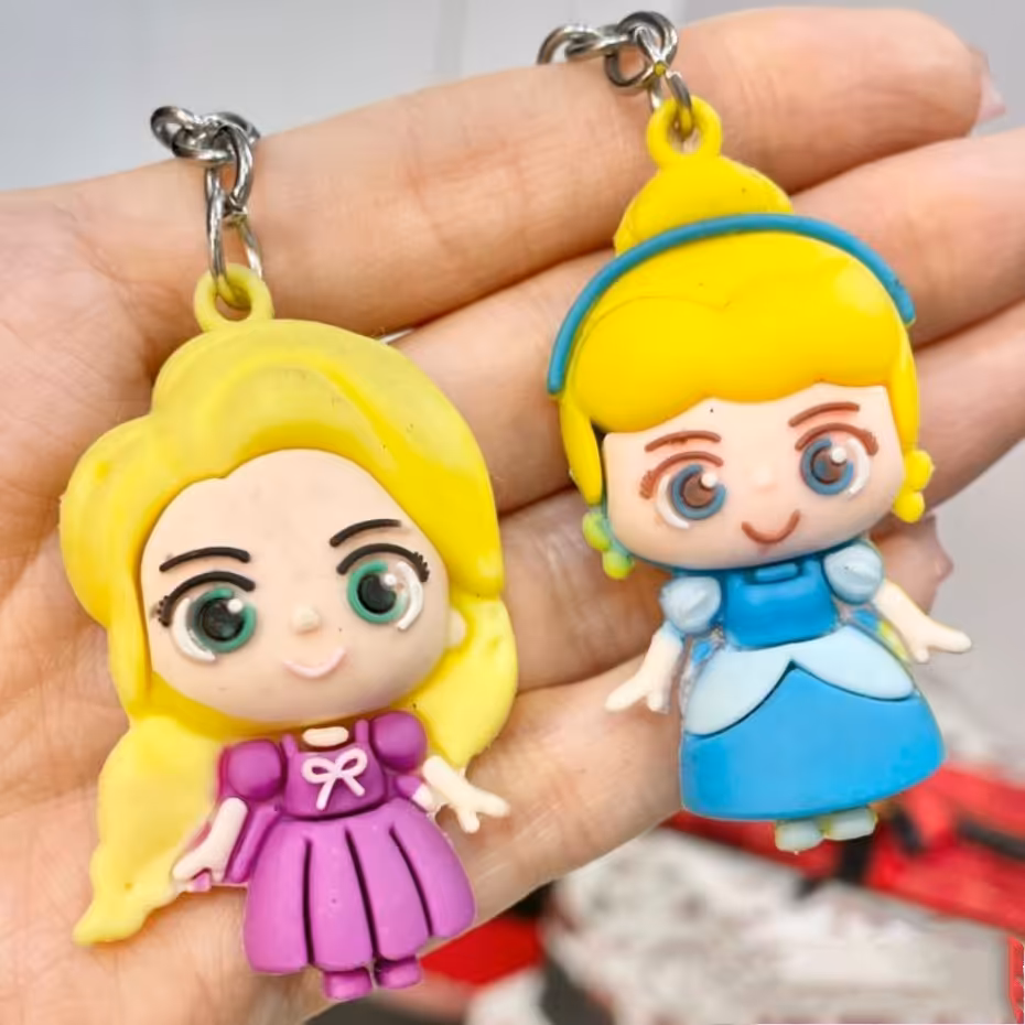 جا کلیدی سیلیکونی طرح سفیدبرفی سیندرلا و شخصیت های کارتونی دیگر