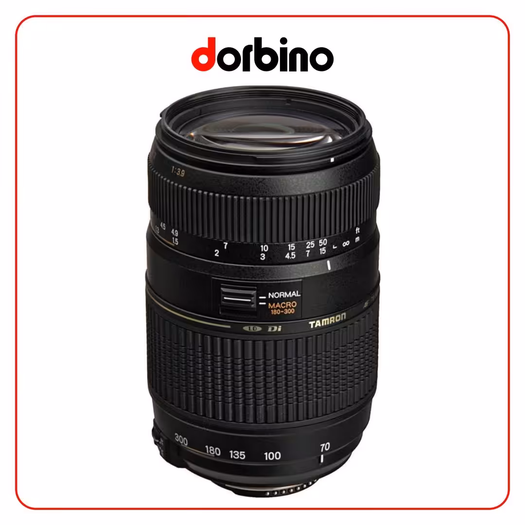 لنز تامرون Tamron AF 70-300mm f4-5.6 Di LD Macro for Canon - فروشگاه دوربین دوربینو