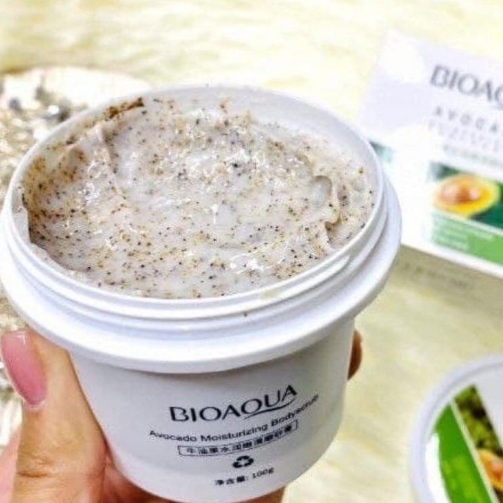 اسکراب ولایه بردار شنی صورت وبدن آووکادو100g