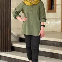 ست اسپرت مانتوشومیزی و شلوار  فری سایز تا 46