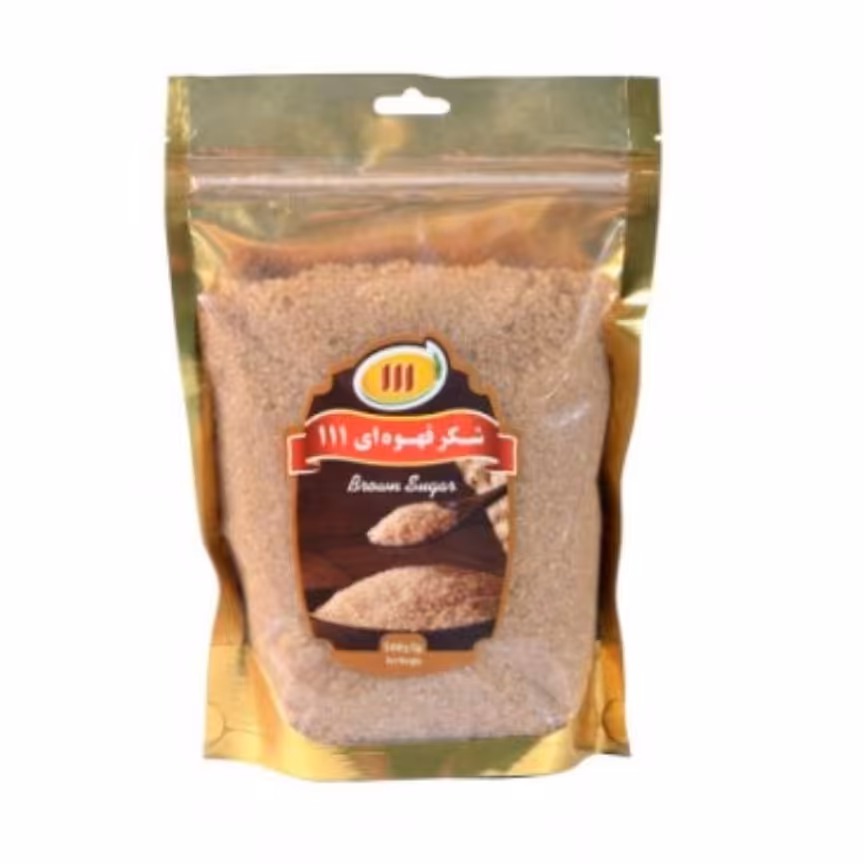 شکر قهوه ای 111 500گرمی