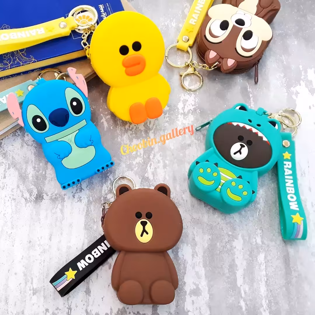 کیف هندزفری(جاسوییچی) سیلیکونی فانتزی