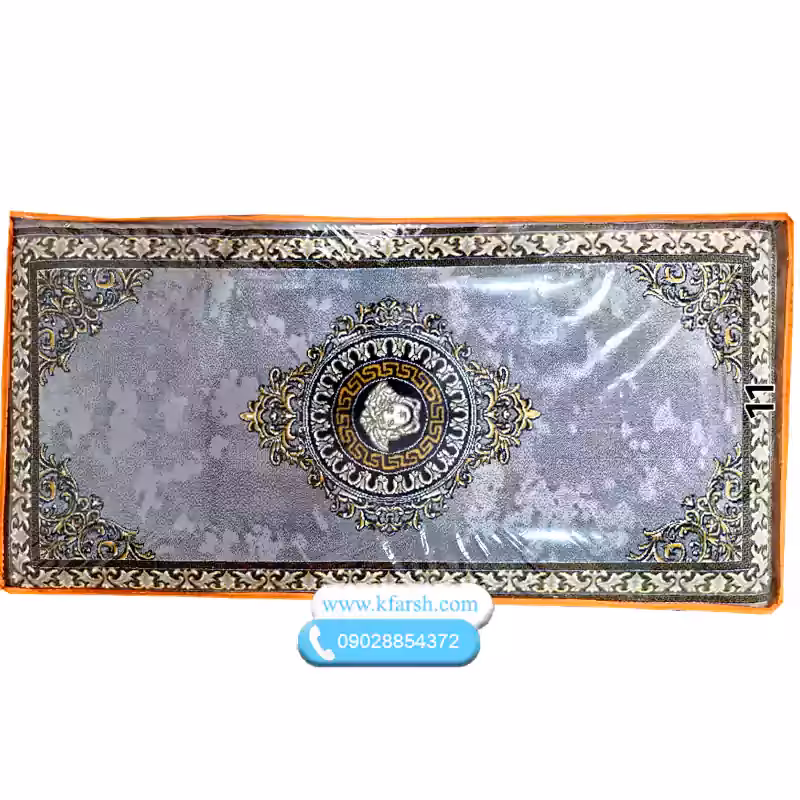 پشتی فرش ماشینی 700شانه طرح ورساچه کد 11