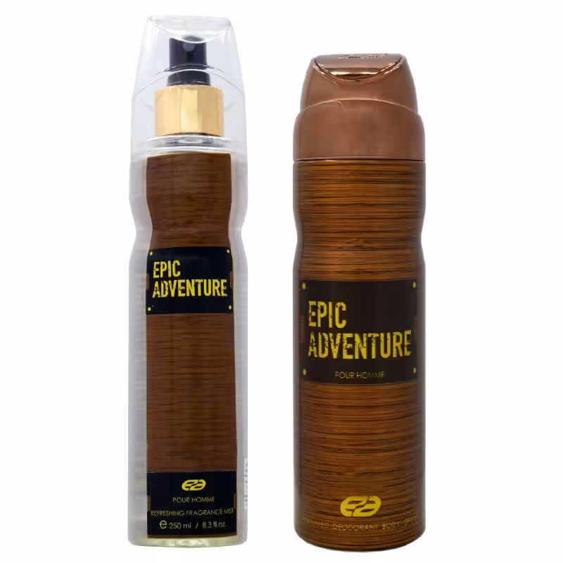 بادی اسپلش مردانه عماد آرا مدل Epic Adventure حجم 250 میلی لیتر به همراه اسپری بدن مردانه عماد آرا حجم 200 میلی لیتر
