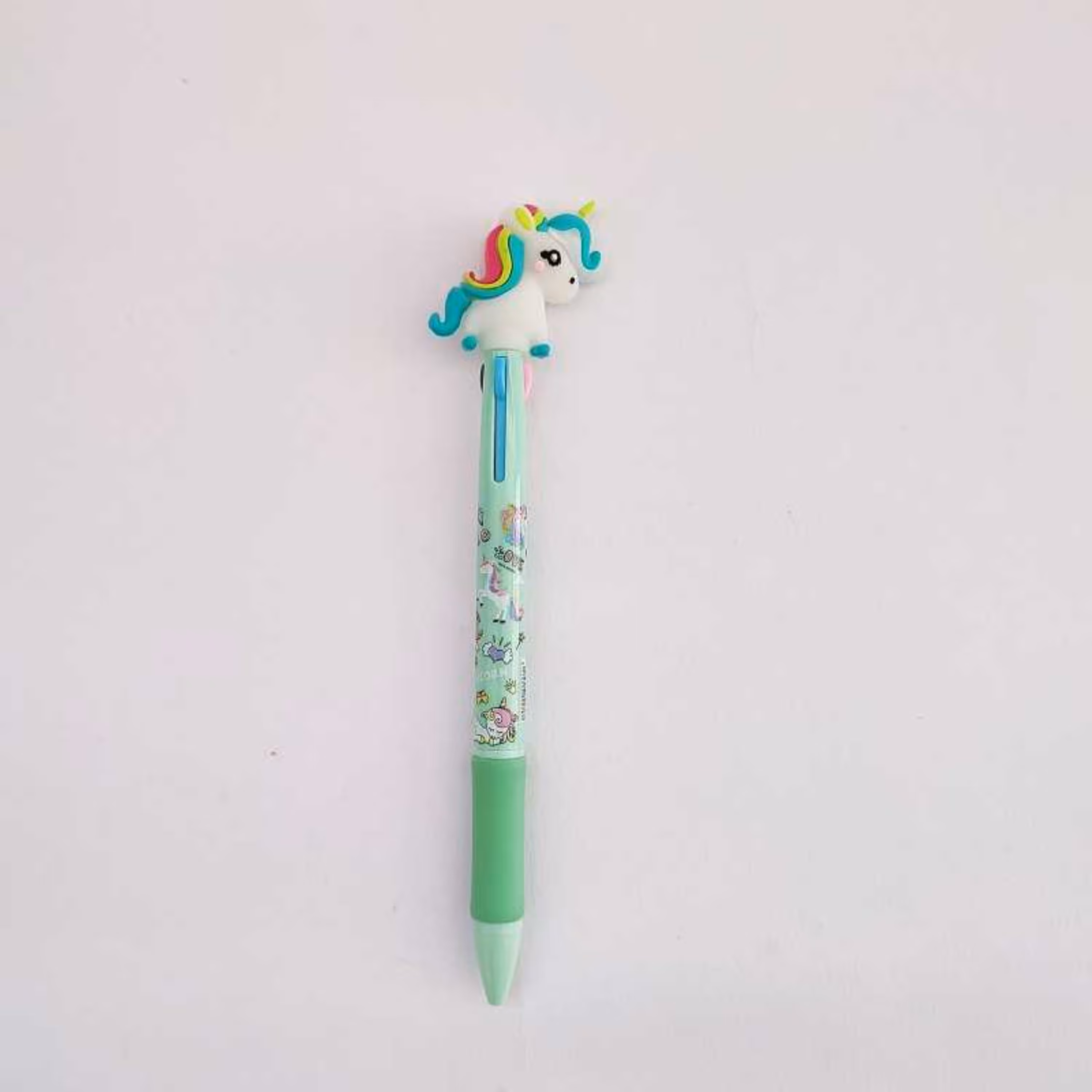 خودکار 3 رنگ فشاری فانتزی طرح یونیکورن