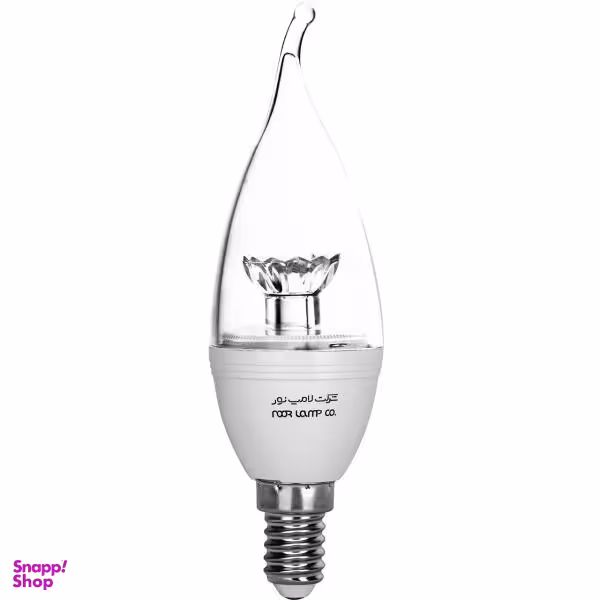 لامپ ال ای دی 6 وات اشکی نور با پایه E14