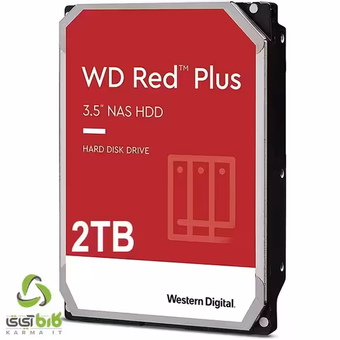 هارد اینترنال وسترن دیجیتال مدل Red Plus 2TB - فروشگاه کارما آی‌تی