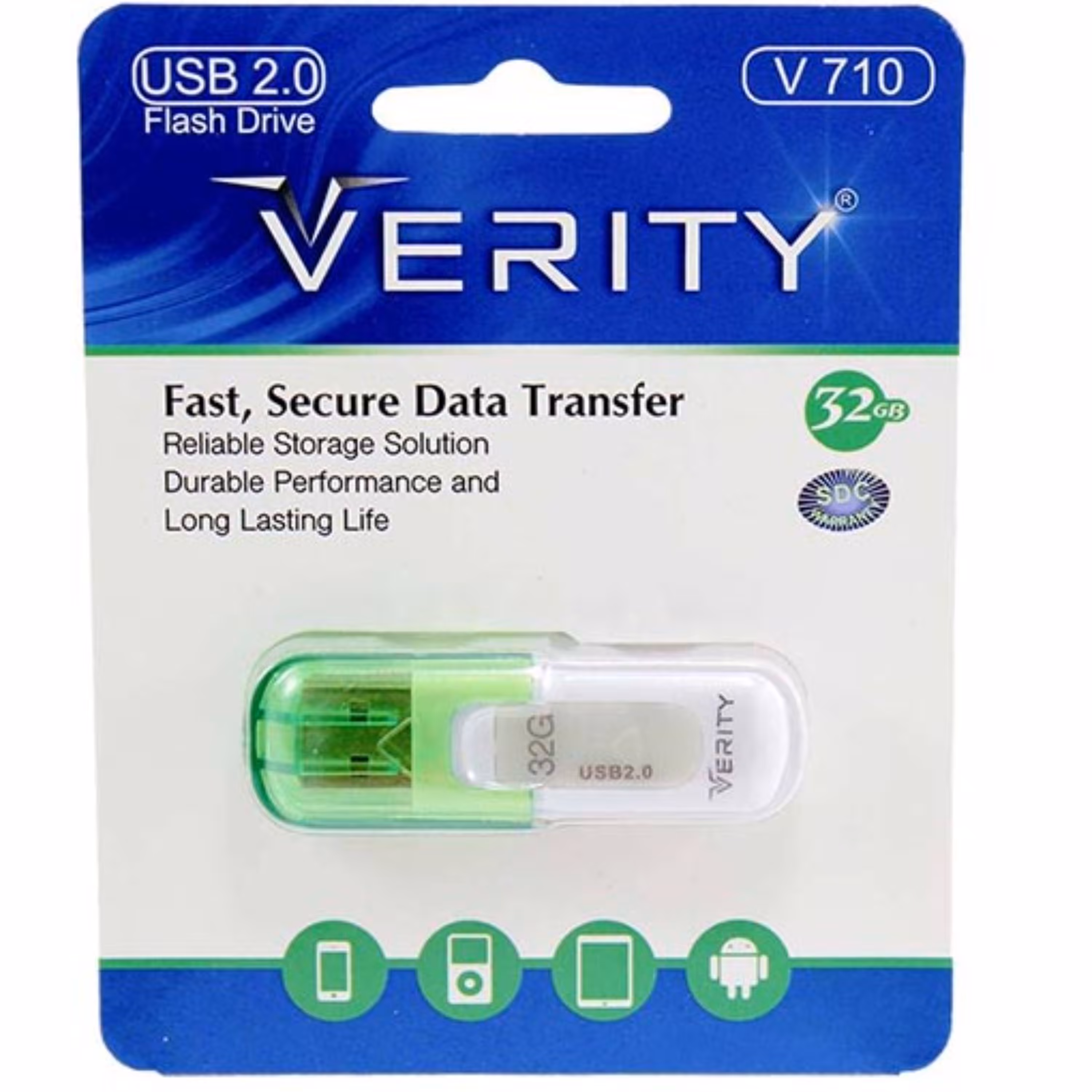 فلش مموری وریتی مدل V710 ظرفیت 32 گیگابایت 