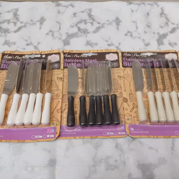 کارد کره خوری بسته 6 عددی کارد صبحانه   