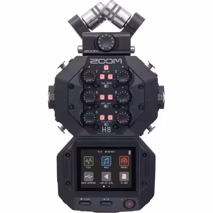 رکوردر صدا مدل زوم اچ 8 – Zoom H8 8-Input / 12-Track Portable Handy Recorder