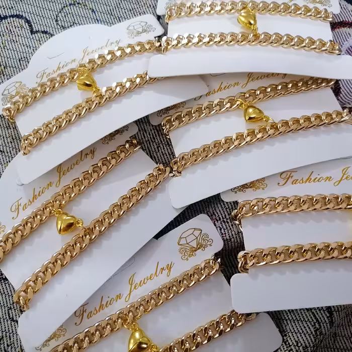 دستبند دوستی مگنتی کارتیر قلب پک10 عددی