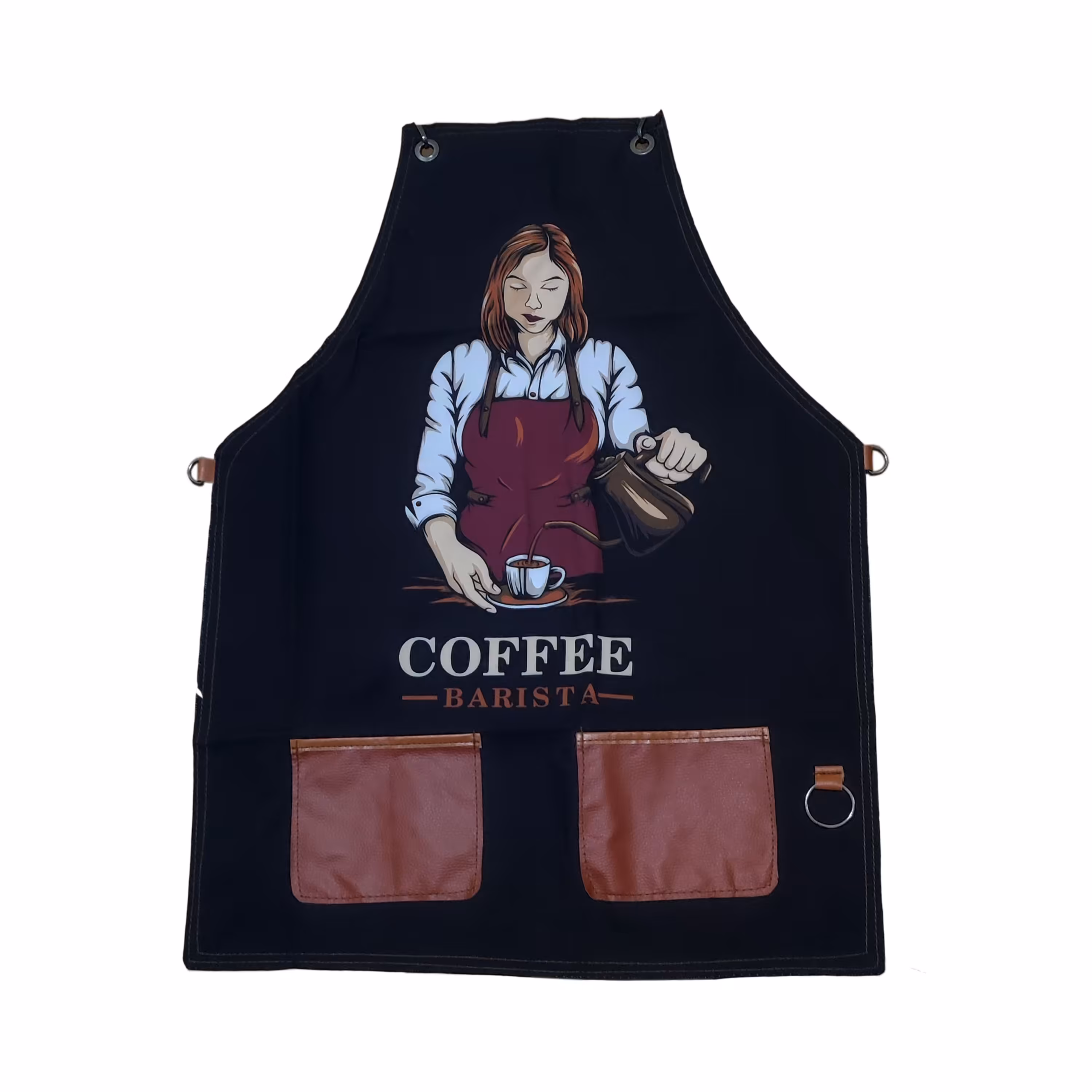 پیش بند باریستا رنگ مشکی  با کیفیت عالی مناسب برای کافه و رستوران و ...