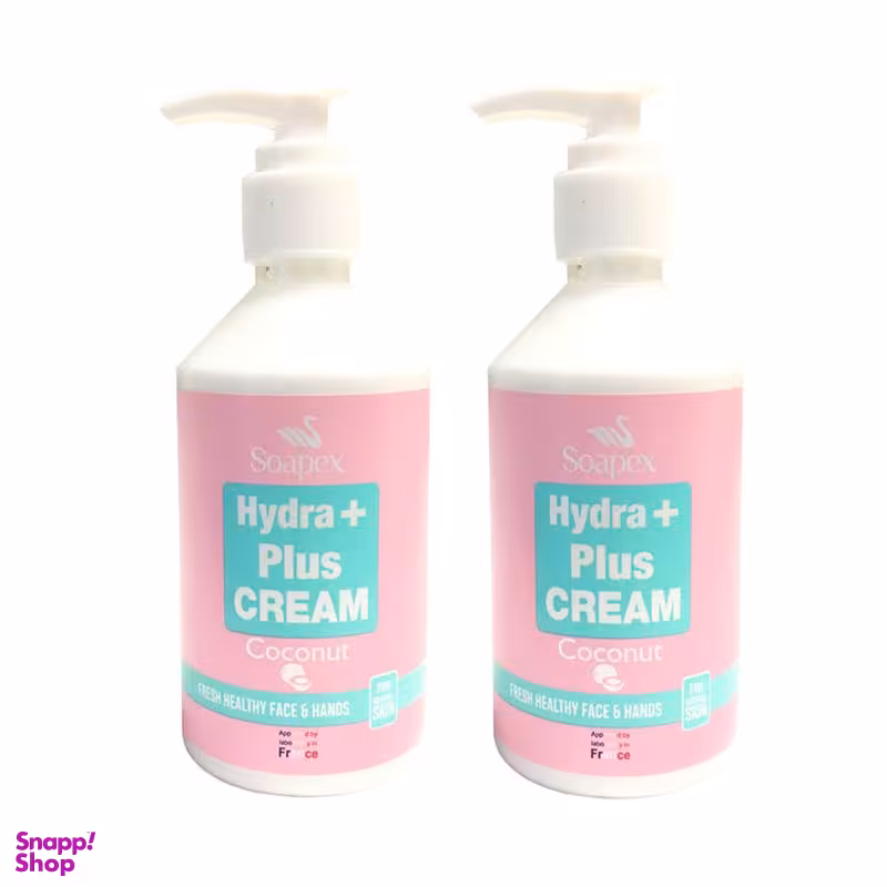 کرم آبرسان و مرطوب کننده سوپکس (Soapex) مدل نارگیل حجم 250 میلی‌لیتر بسته 2 عددی