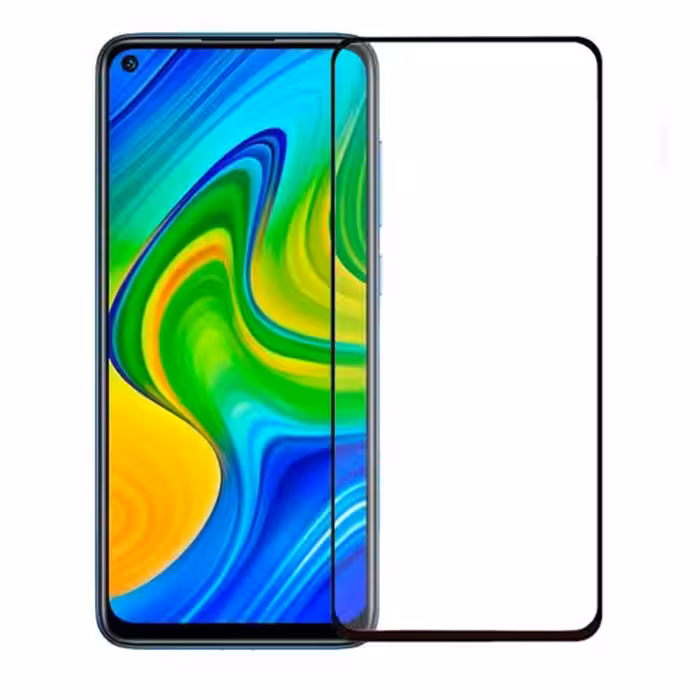 (پک دوعددی)گلس فول شیشه ای شیوامی redmi Note9