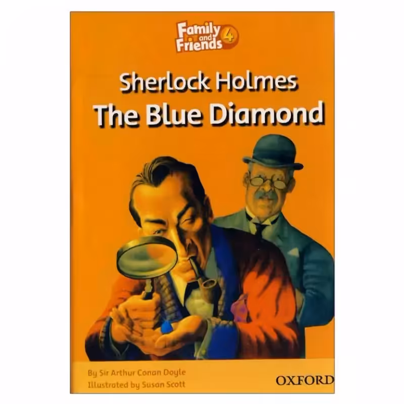Sherlock Holmes the Blue Diamond Story Book Family and Friends 4 کتاب