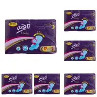 مجموعه 6 عددی نواربهداشتی تافته یلدا مسافرتی  ویژه شب رویه مشبک خیلی خیلی بزرگ 7 تایی در  فاطرشاپ 