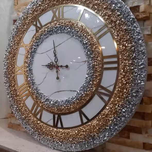 ساعت دیواری رزین نردبام آسمان به قطر  50cm مدل G06