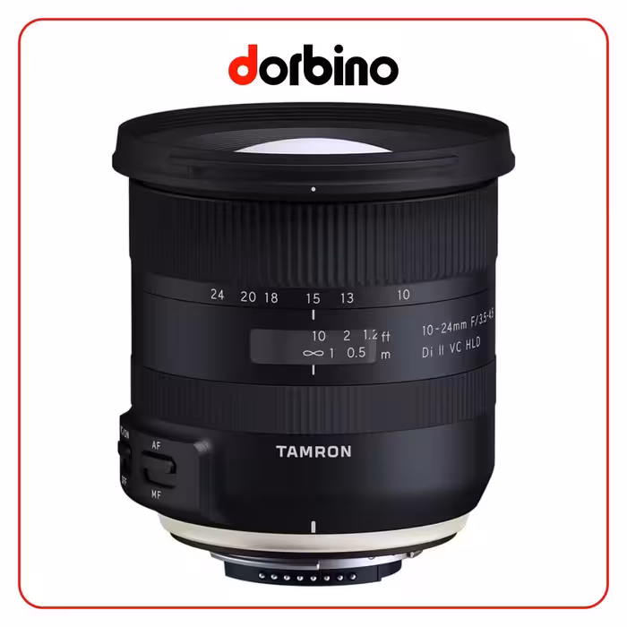 لنز تامرون Tamron 10-24mm f3.5-4.5 Di II VC HLD for Nikon F - فروشگاه دوربین دوربینو