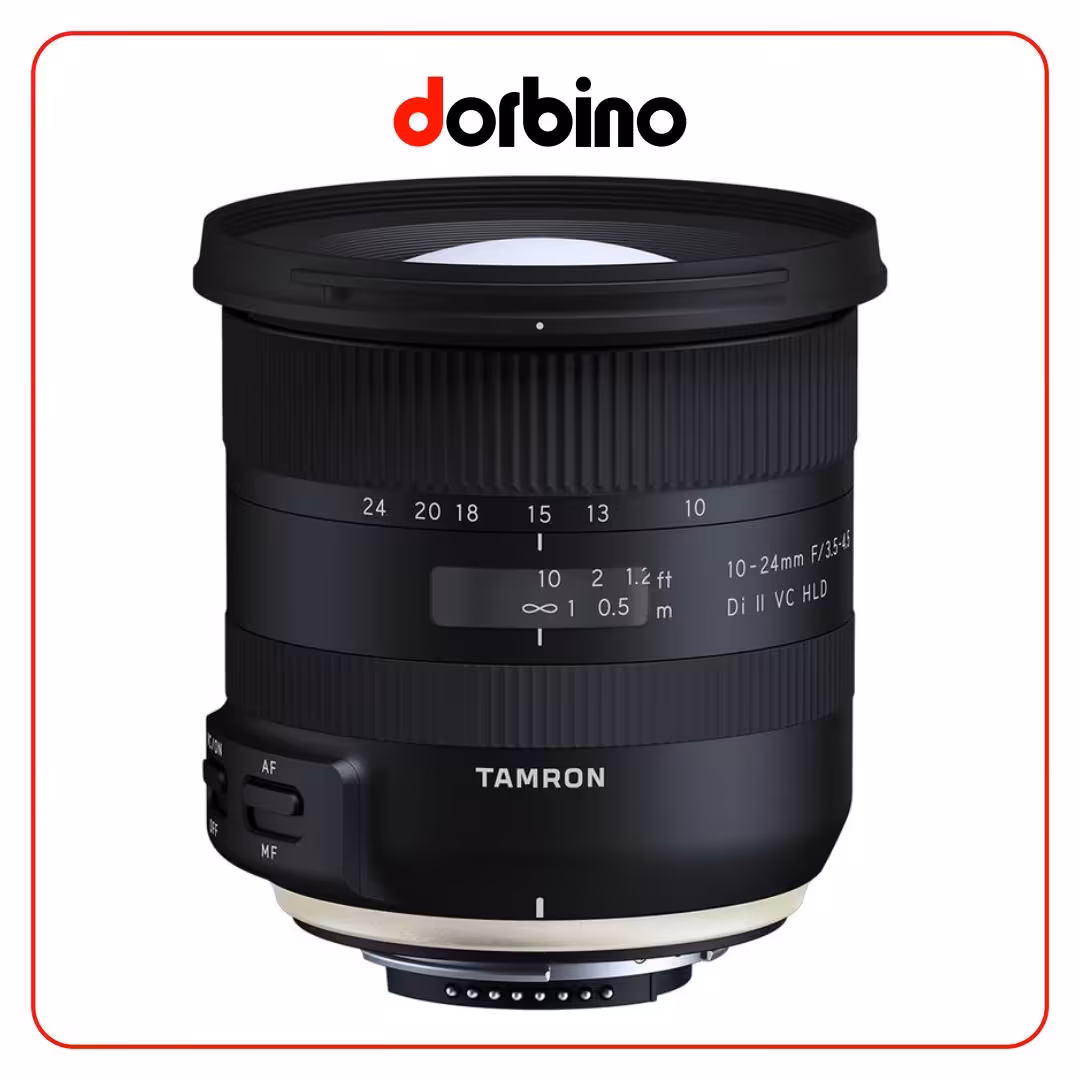 لنز تامرون Tamron 10-24mm f3.5-4.5 Di II VC HLD for Nikon F - فروشگاه دوربین دوربینو