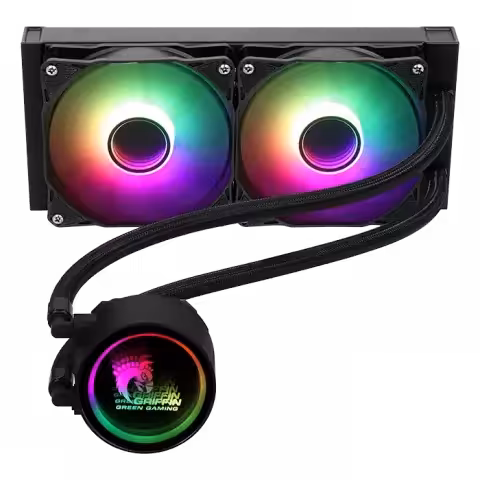 خرید خنک کننده پردازنده Green مدل GLACIER ECO GLC240E-ARGB