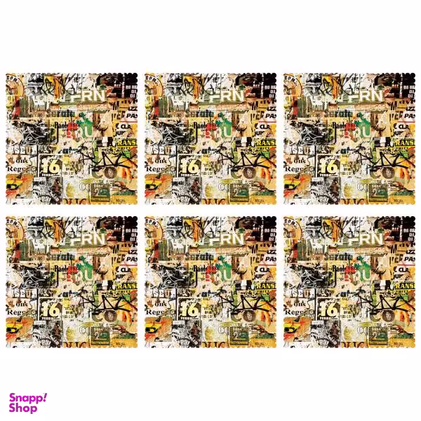 زیر بشقابی کد U1-42001 بسته 6 عددی