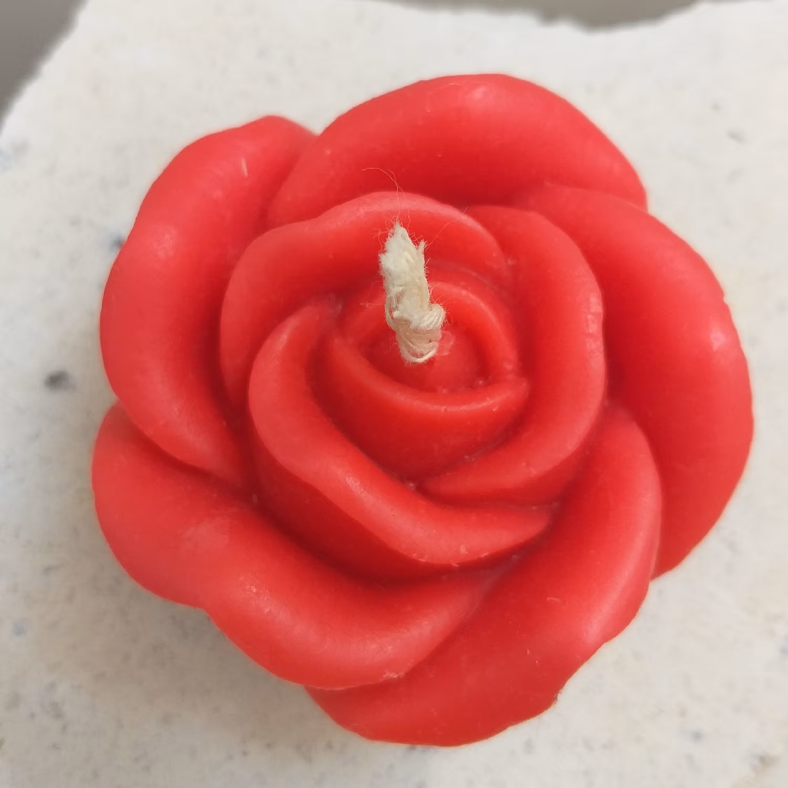 شمع گل رز دستساز