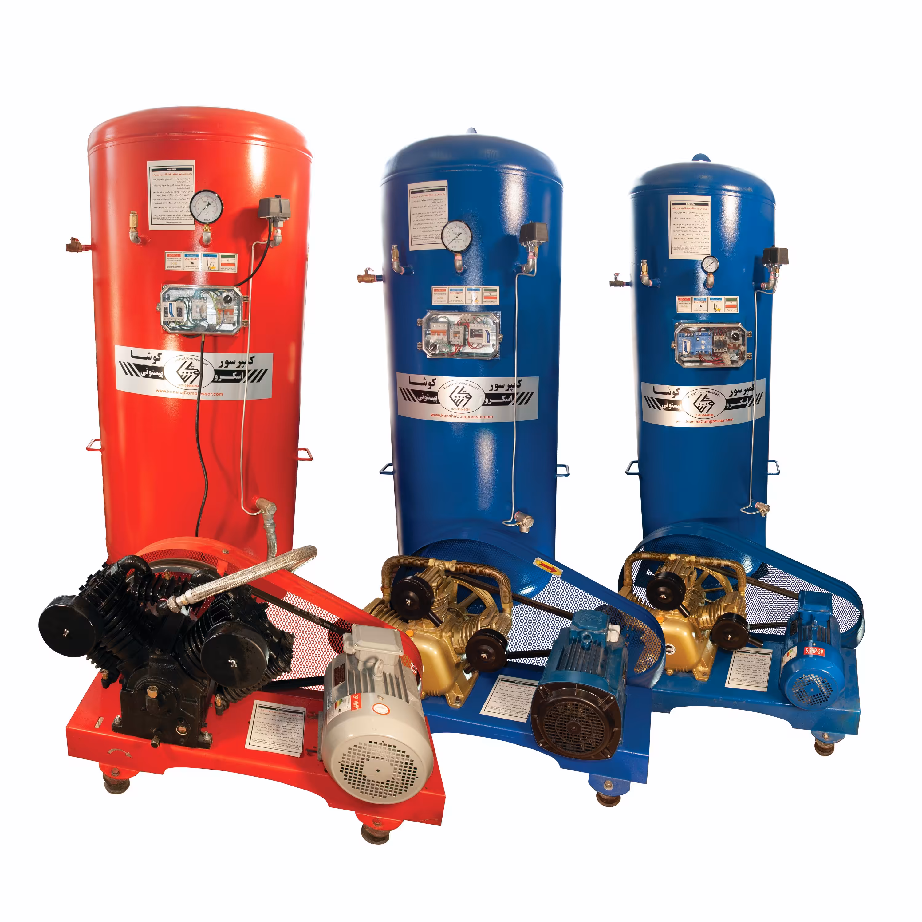 کمپرسور(پمپ) باد 250 لیتری(سیلندر کتابی)