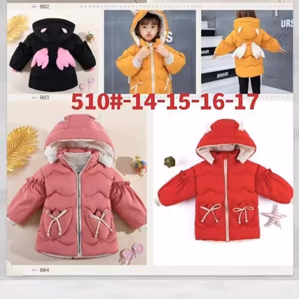 کاپشن دخترانه کاپشن بچگانه وارداتی اعلا