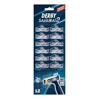 خودتراش دو لبه مدل samurai2 ورقه ای 12 عددی دربی