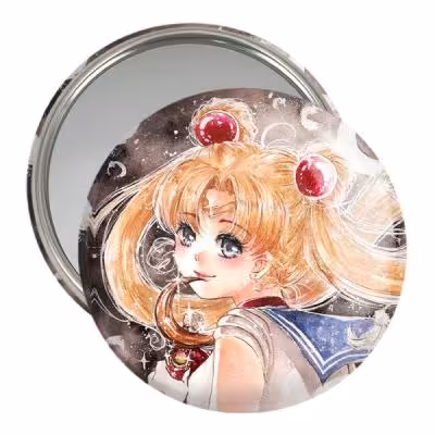 آینه جیبی خندالو مدل اوساگی تسوکینو انیمه سیلور مون Sailor Moon کد 17433