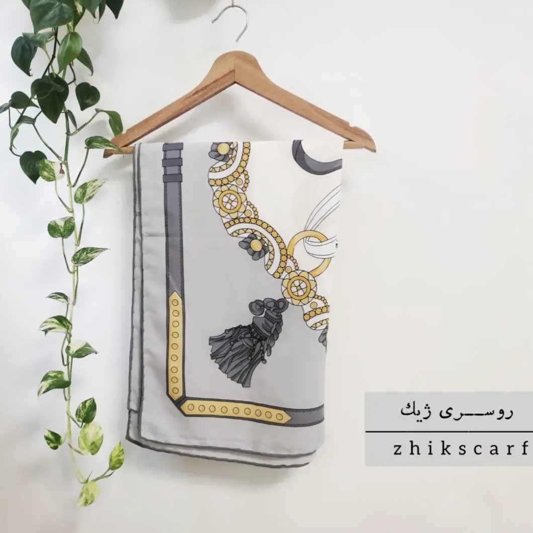 روسری قواره 140 کجراه مجلسی کد 113