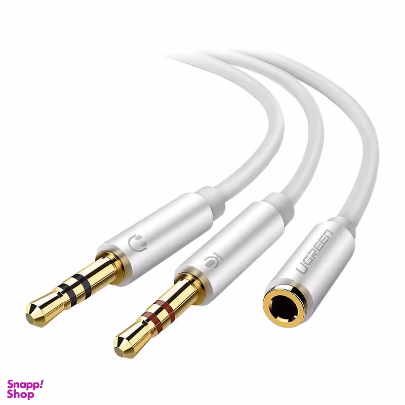 تبدیل 2 به 1 صدا هدست 3.5 میلی متری یوگرین (Ugreen) مدل AV140