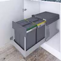 سطل زباله لینک دار پلاتین کد 3655 (40 لیتری)