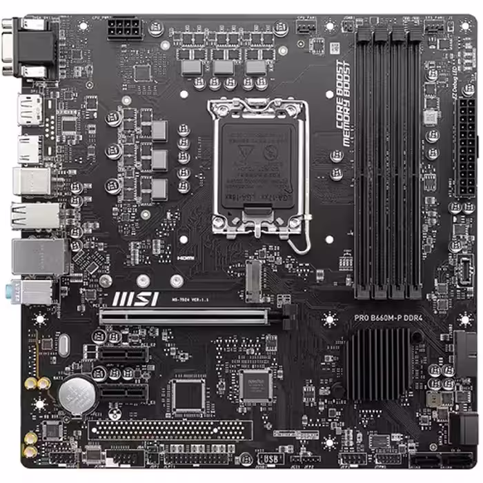 مادربرد ام اس آی مدل PRO B660M-P DDR4
