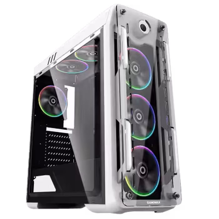 کیس گیمینگ گیم‌مکس مدل Optical G510 White