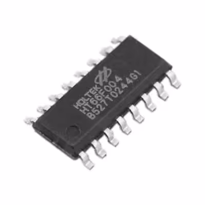 مجموعه 8 عددی میکروکنترلر HT66F004 مارک HOLTEK پکیج SOP-16
