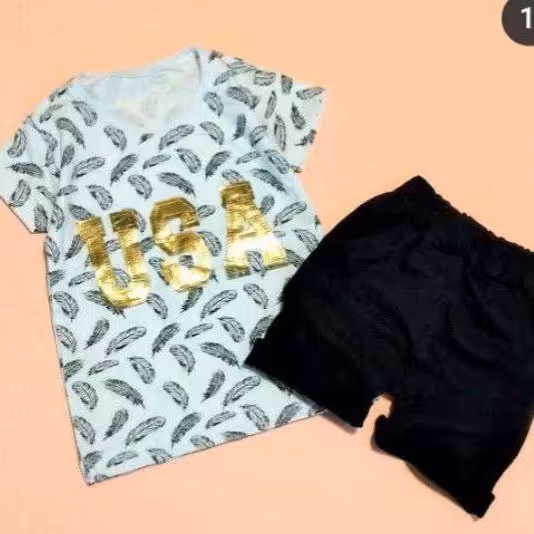 تیشرت شلوارک اسپرت پر usa