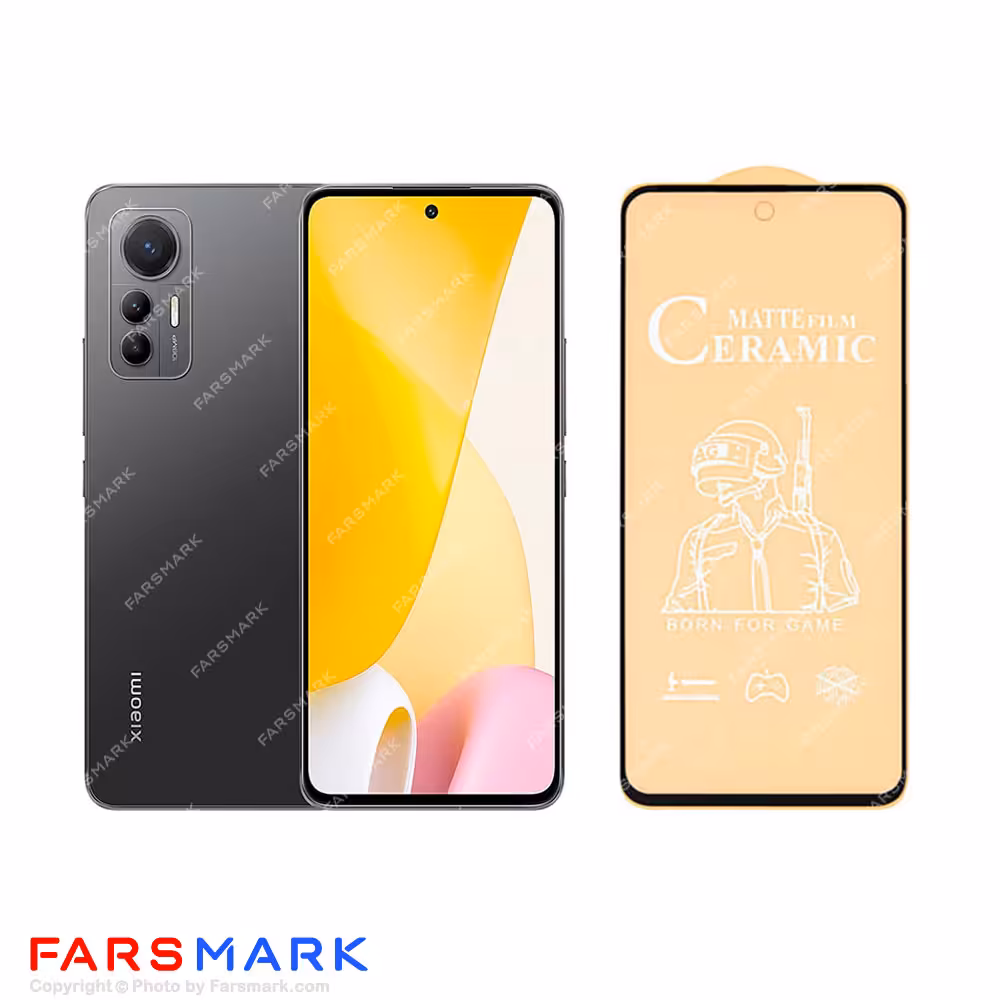 گلس سرامیکی مات گوشی شیائومی Xiaomi 12 Lite