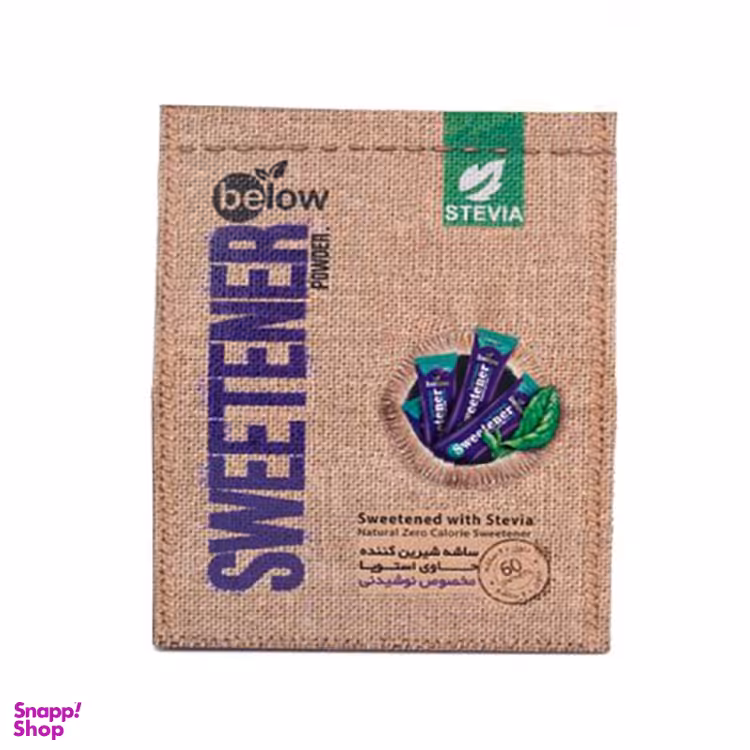 شیرین کننده کم کالری استویا بیلو بسته 60 عددی