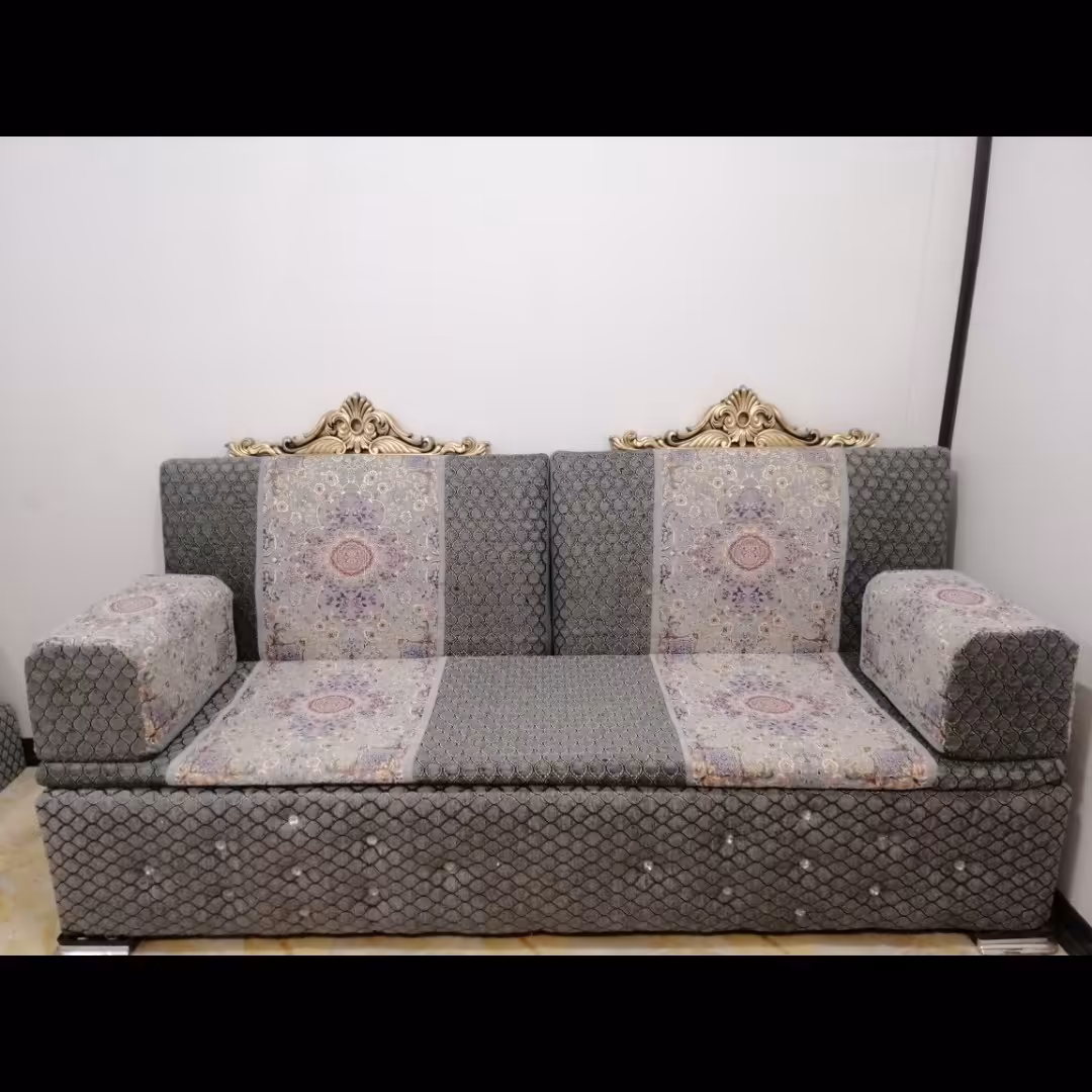 مبل خلیجی تاج دار   به ارتفاع 40 سانتی متر  